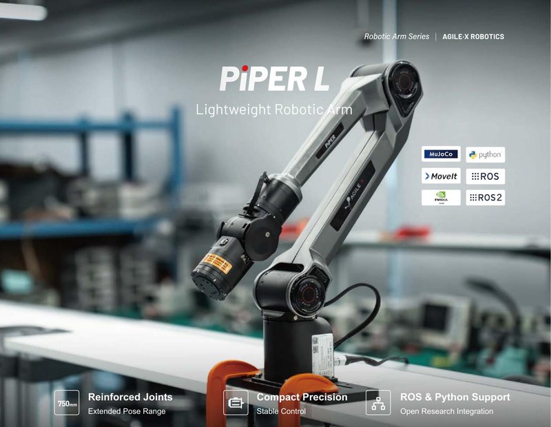 PiPER-L 6-DOF Robotic Arm